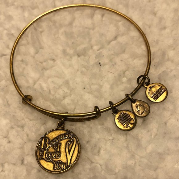 Alex and Ani Because I Love You Bangle - Picture 1 of 1